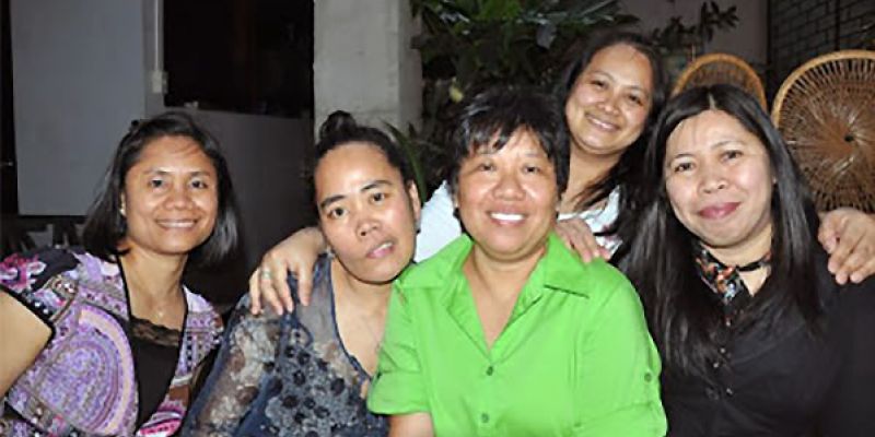 Rowena with other Columban Lay Missionaries